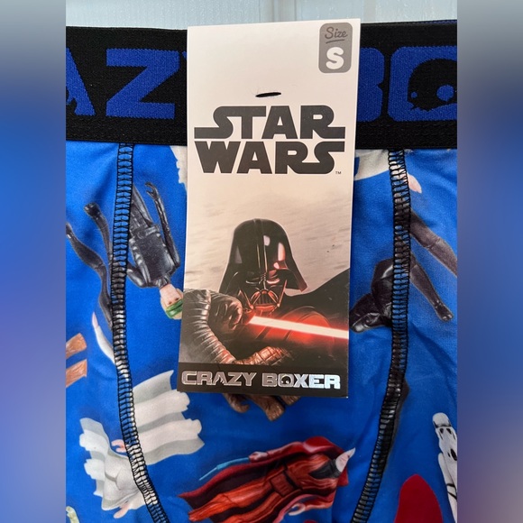 StarWars Men’s Boxers by Crazy Boxer Sz Small (28-30) NWT - Picture 8 of 11